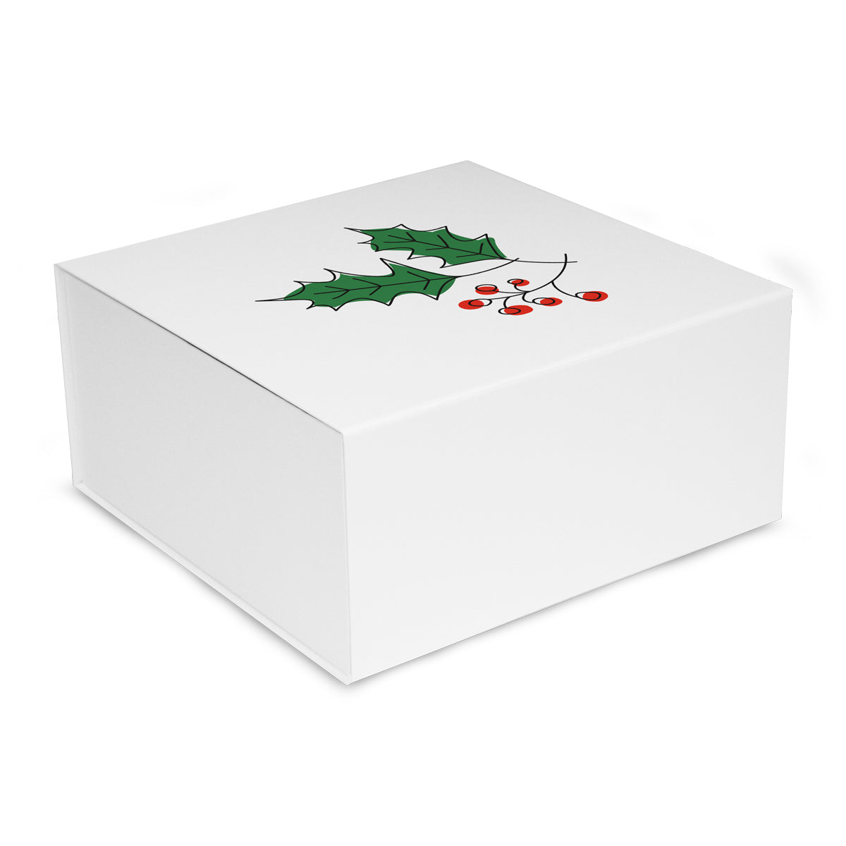 Luxe magneetdozen kerst - Holly Berry