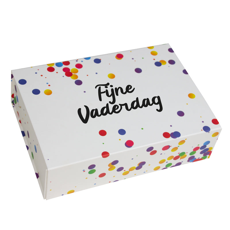 Fijne Vaderdag confetti  - Magneetdozen